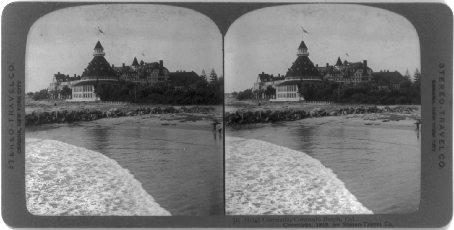 Hotel Coronado, Coronado Beach, Cal., Corona, New York City : Stereo Travel Co., c1912. — historic photograph