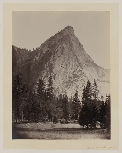 Front view, Three Brothers, Yosemite