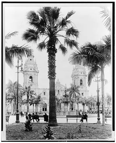 [Cathedral in the Plaza de Armas, Lima, Peru]