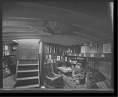 Yacht Suedon [sic], cabin interior