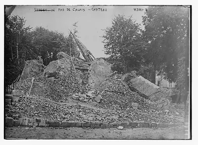 Ruined Chateau at Pas De Calais