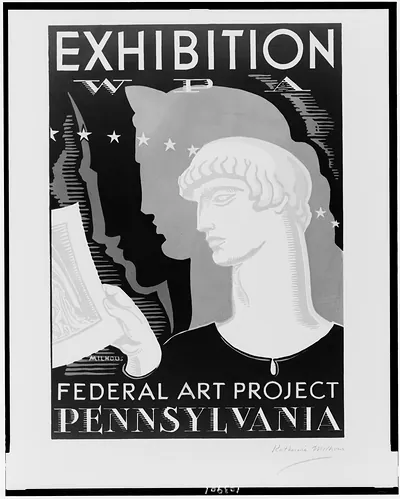 Exhibition WPA Federal Art Project Pennsylvania / Milhous.