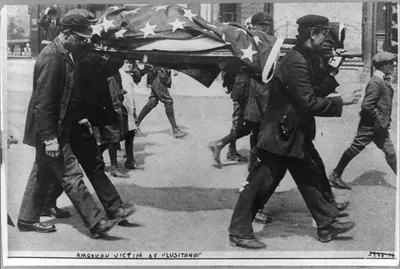 American victims of the LUSITANIA, May 27?, 1915