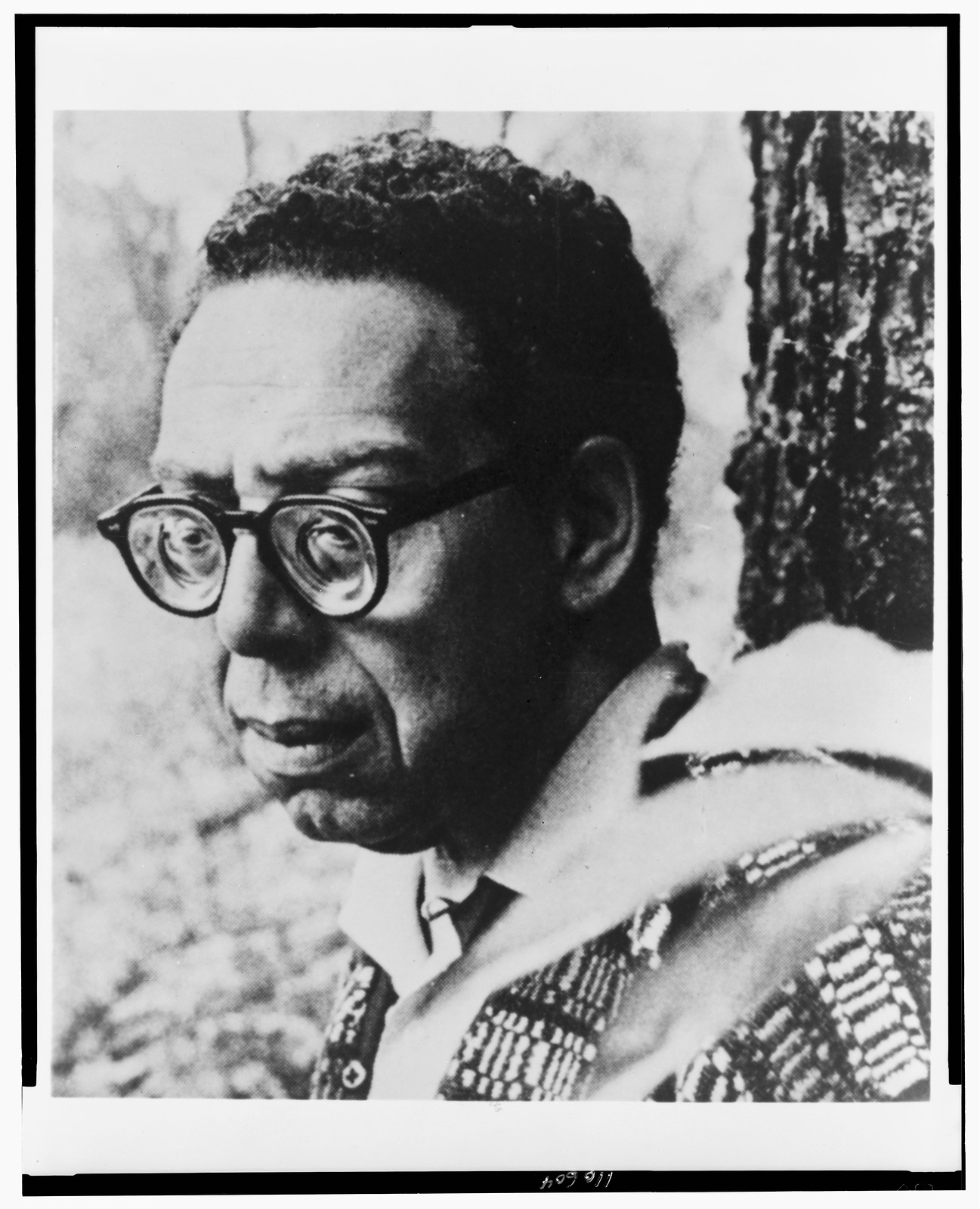 Robert Hayden, author of Angle of ascent, ... / photo by Timothy D. Franklin., [1975(?)] — historic photograph