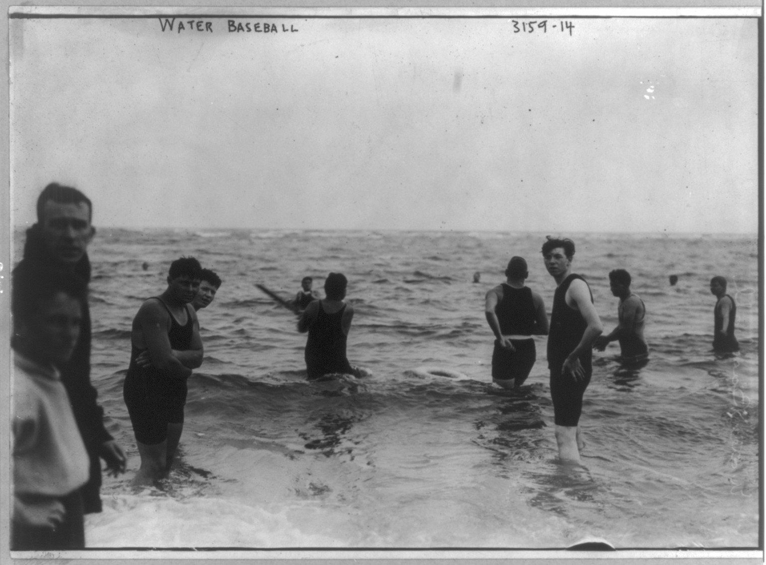 Water baseball, c1914 July 27. — historic photograph