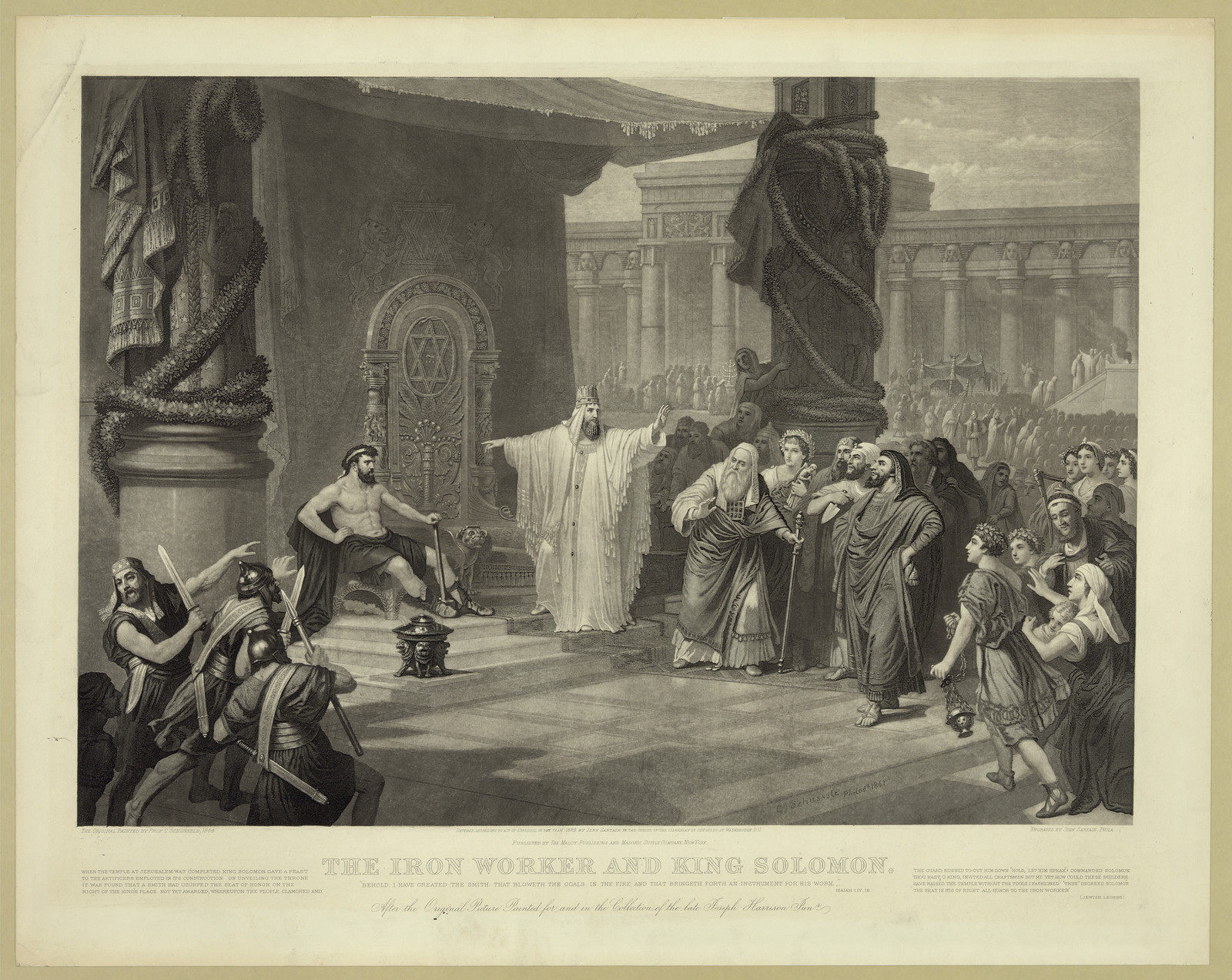 The Iron Worker and King Solomon — historic image