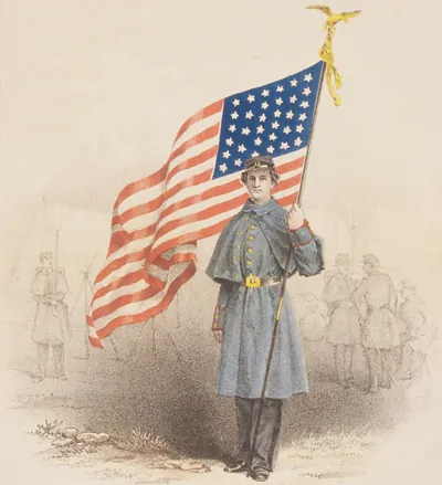 All hail to the flag of freedom / Ferd. Mayer & Co. Lith., N.Y.