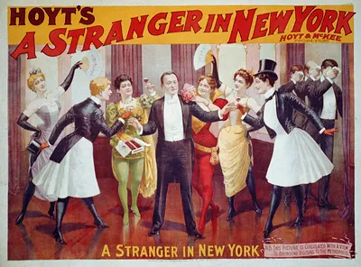 A Stranger in New York. Hoyt & McKee, proprietors. N.B. This picture is circulated with a view to bringing strangers to the metropolis