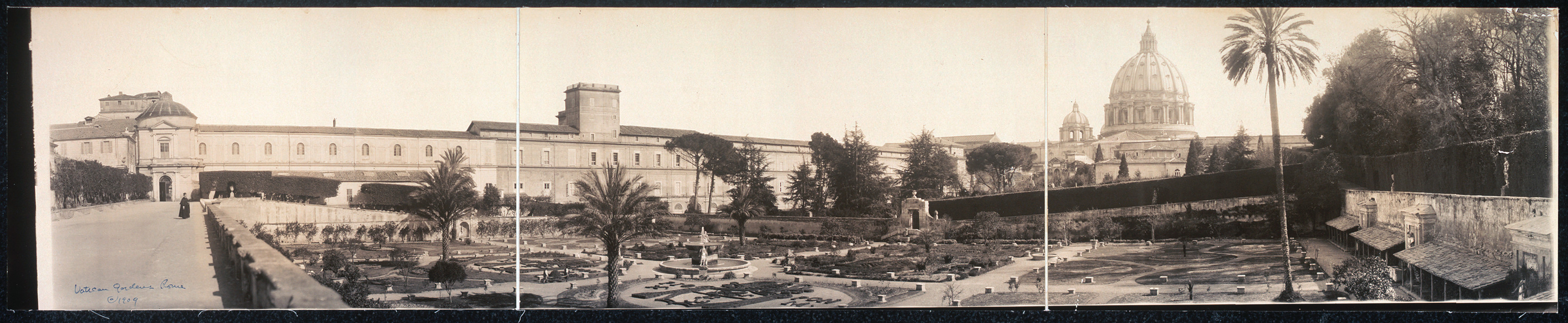 Vatican Gardens, Rome, Italy, 1909, 1909 — historic image
