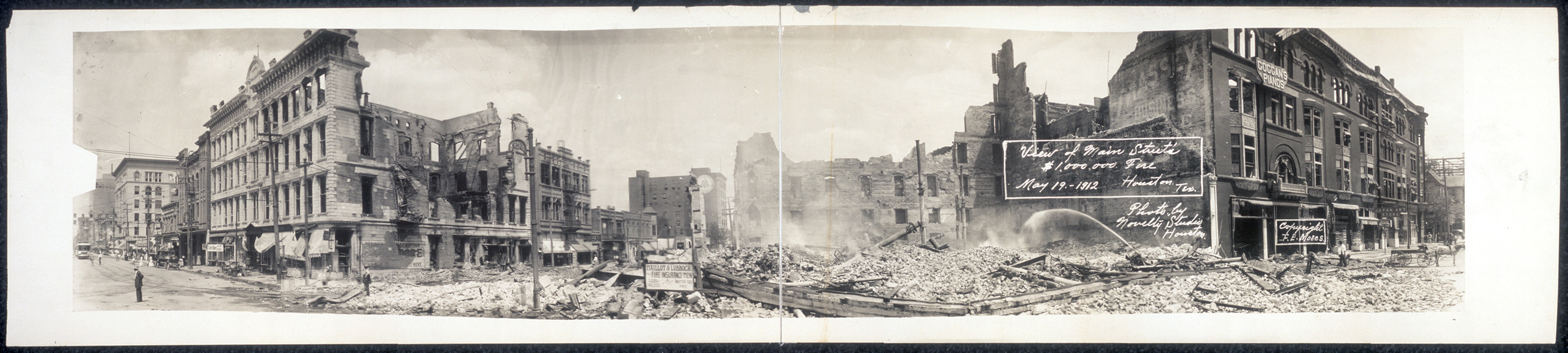 Fire May 19, 1912, Houston, Texas, 1912 — historic image