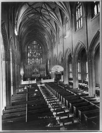 New York--New York City--Trinity Church [interior], New York City