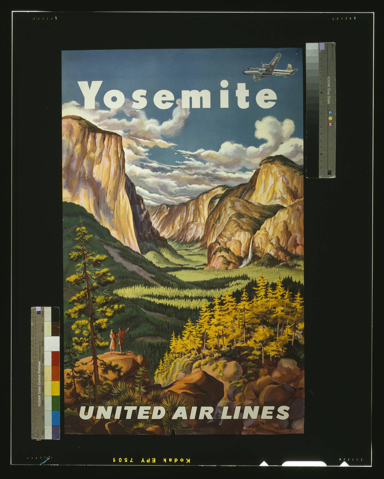 Yosemite. United Air Lines, [S.l. : s.n., ca. 1945] — vintage poster