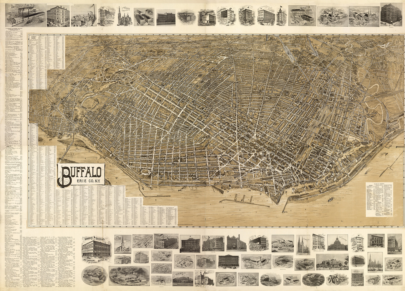 Buffalo, New York, 1902, 1902 — antique map