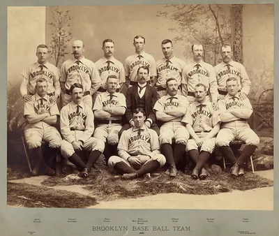 Brooklyn base ball team, 1889