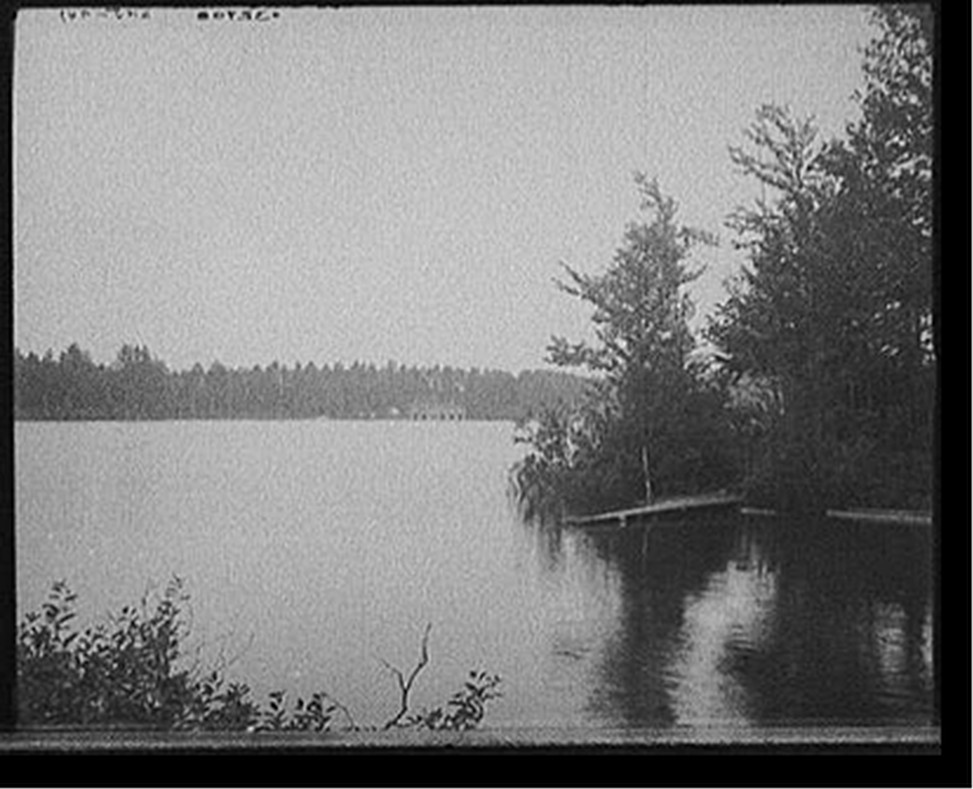 [Loon Lake and Chase's Hotel, Adirondack Mts., N.Y.], [between 1900 and 1910] — historic photograph