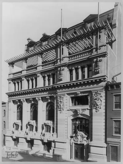New York Yacht Club: [Exterior facade]