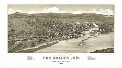 The Dalles, Oregon, 1884