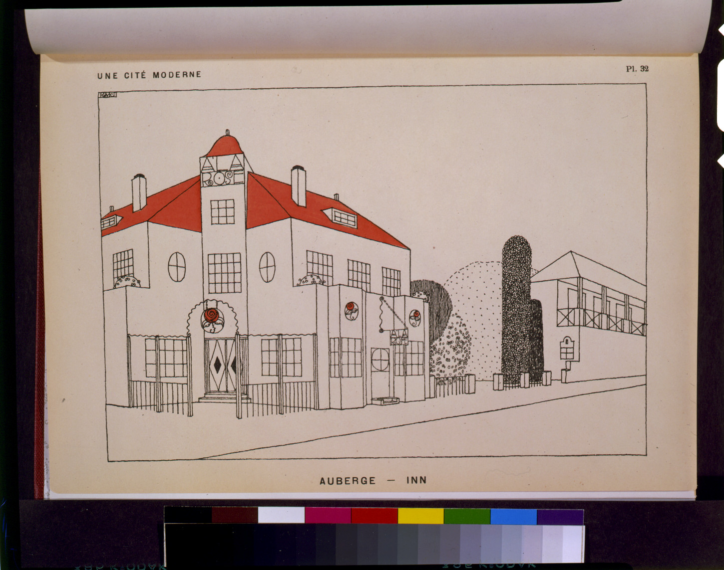 Auberge - inn / RMS., London : Benn Brothers Ltd., [1922] — antique lithograph