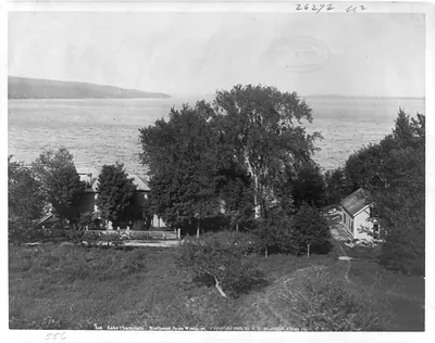 Lake Champlain, Westport, N.Y.: Northeast from Westport