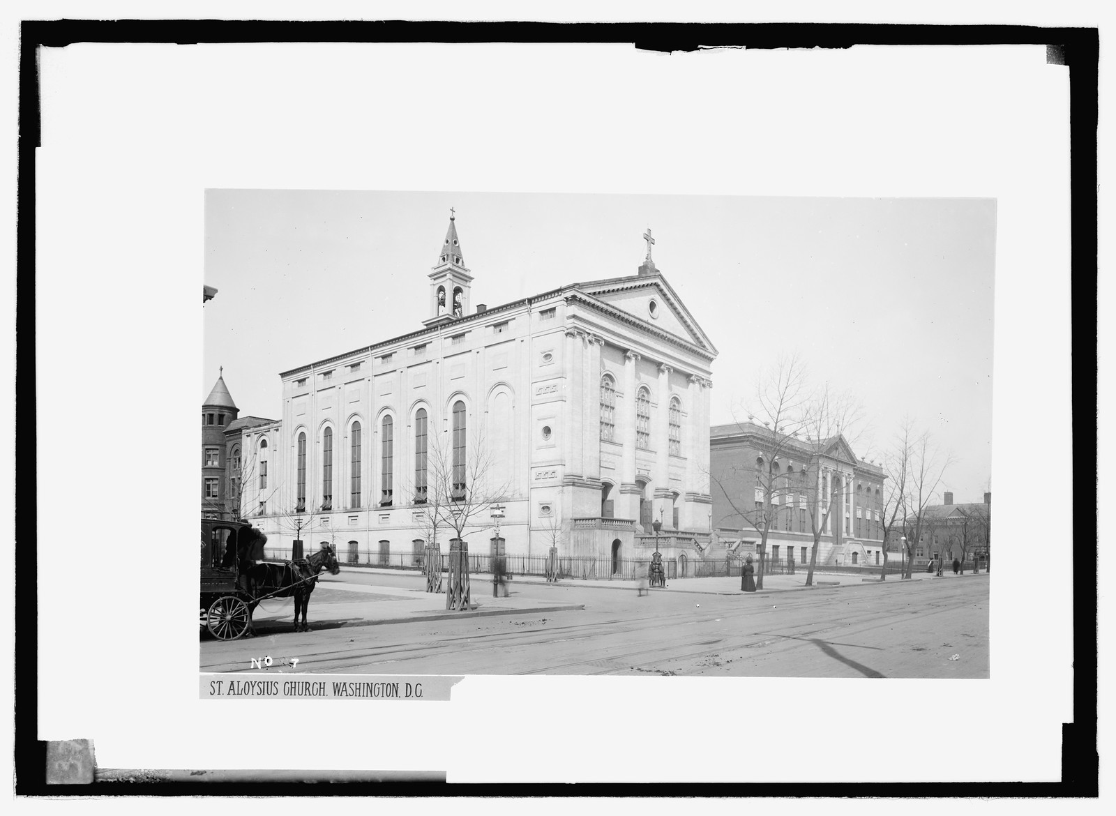 St. Aloysius Church, Washington, D.C., [between 1909 and 1923] — historic photograph