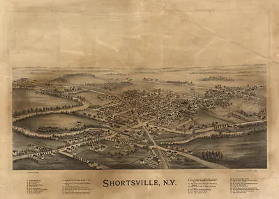 Shortsville, New York, 1892