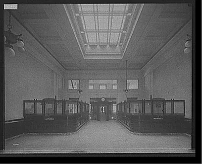 Antique City View - New York City - 19th Ward Bank - Historic Wall Art Gift