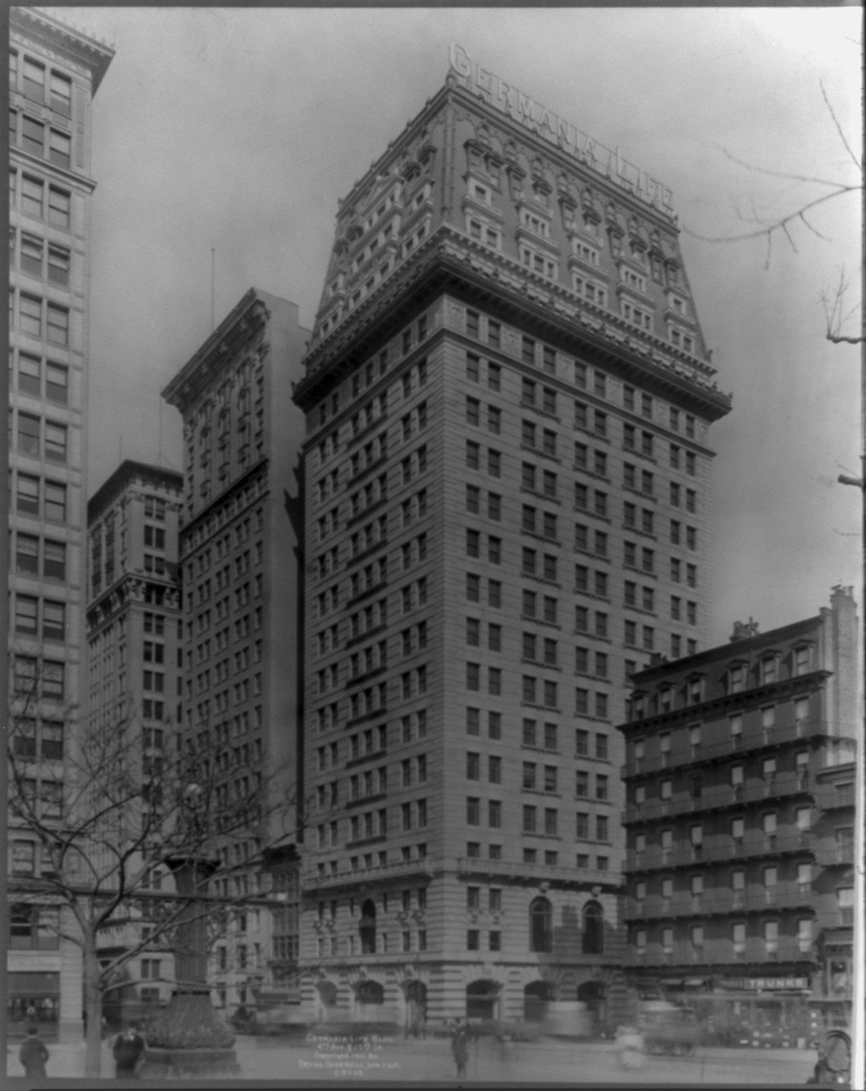 Germania Life Bldg., 4th Ave. & 17th St., New York City, c1911. — historic photograph