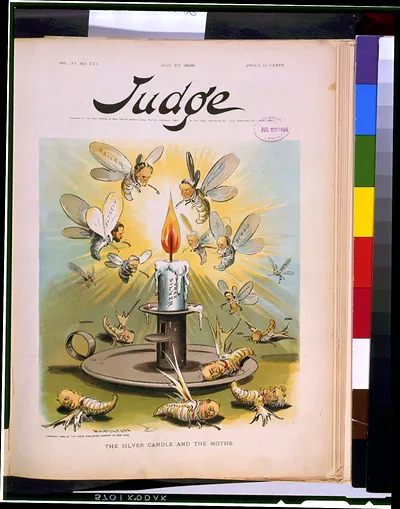 The silver candle and the moths / Hamilton.