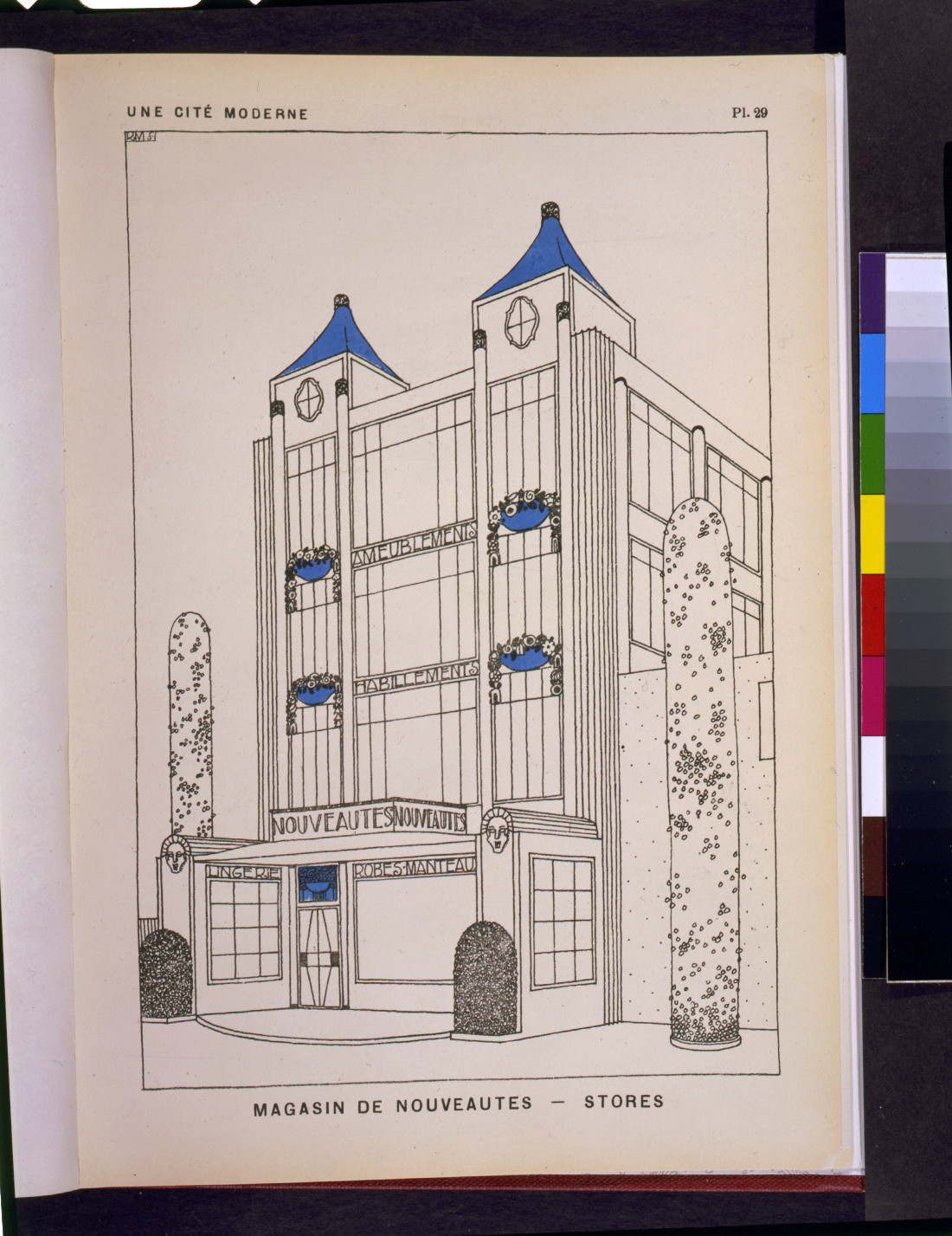 Magasin de nouveautes - stores / RMS., London : Benn Brothers Ltd., [1922] — antique lithograph