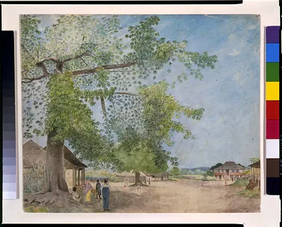 [Old harbour market, Ponsie's Tavern, Jamaica]