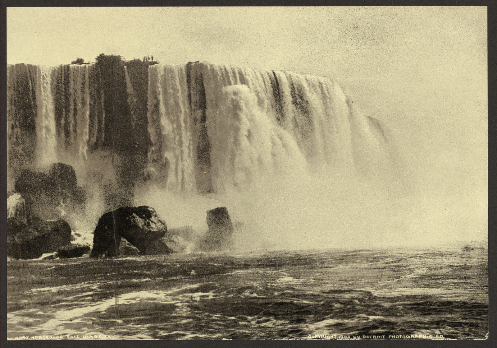 Horseshoe Fall, Niagara, c1901. — historic print