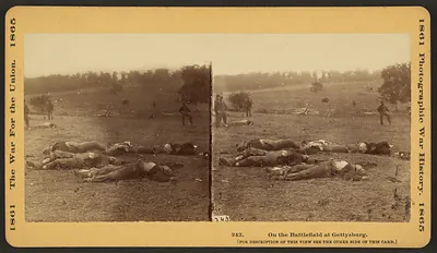 On the Battlefield at Gettysburg