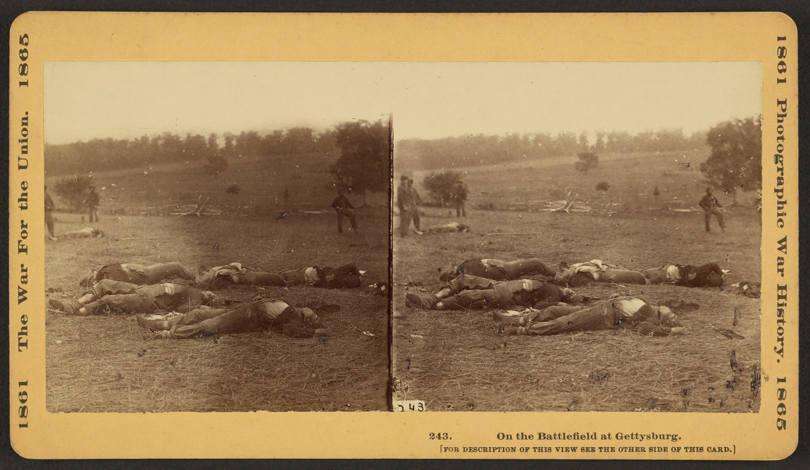 On the Battlefield at Gettysburg — historic image