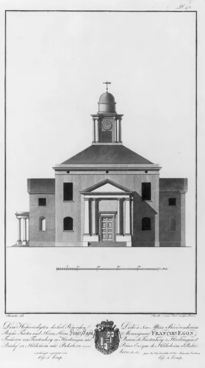 St. Mary's Church, Paddington, England: [Front of church]