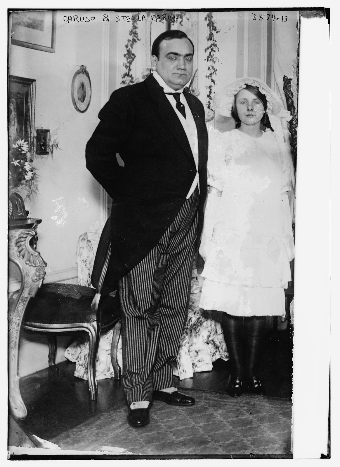 Caruso and Stella Carol, n/a — historic photograph