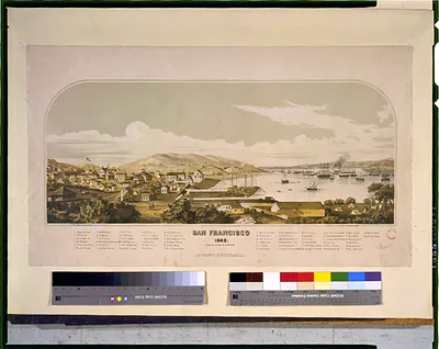 San Francisco, 1849 / Schmidt Label & Litho. Co., S.F. Cal.