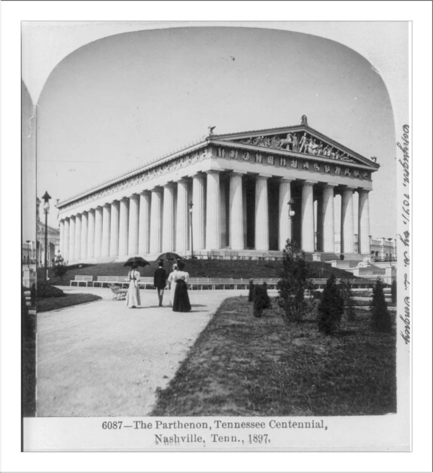 Tennessee Centennial, Nashville, Tenn., 1897: The Parthenon, c1897. — historic photograph