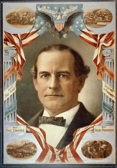 The Constitution and the flag. The republic not the empire. An American system of finance. National prosperity not trust prosperity