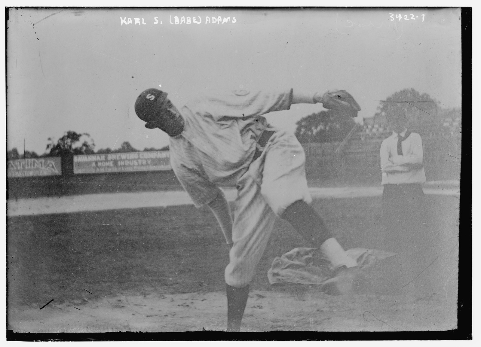 Karl S. (Babe) Adams, Savannah?, n/a — historic photograph