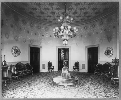 White House--Interior--Blue Room