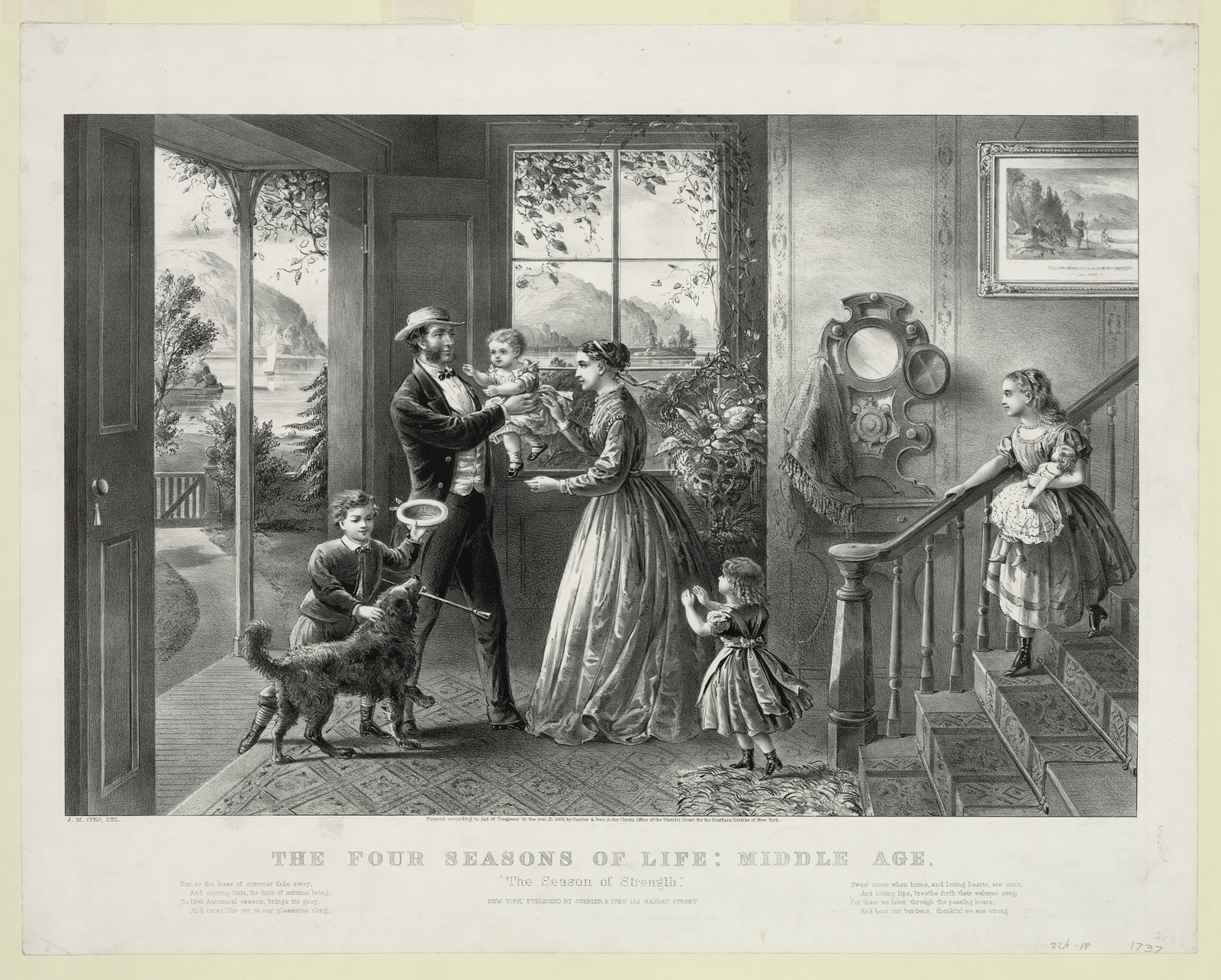 The Four Seasons of Life: Middle Age — historic image