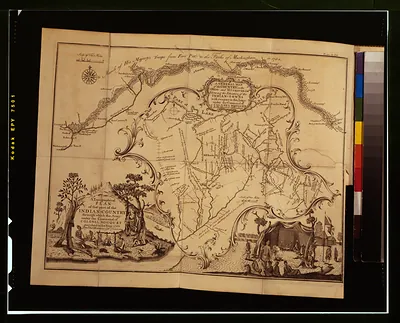 A general map of the country on the Ohio and Muskingham showing the situation of the Indian-towns with respect to the Army under the command of Colonel Bouquet March of His Majesty's troops from Fort Pitt to the forts of Muskingham in 1764 / Tho. Hutchins.