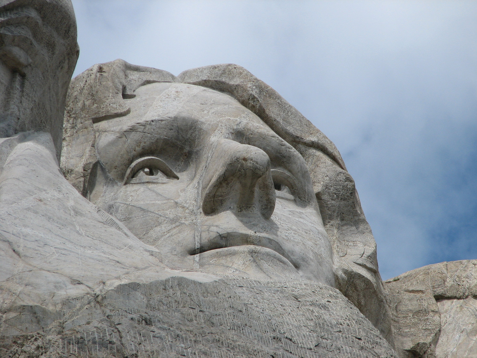 Jefferson at Mt. Rushmore — historic image