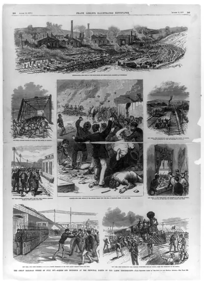 The great railroad strike of July 1877