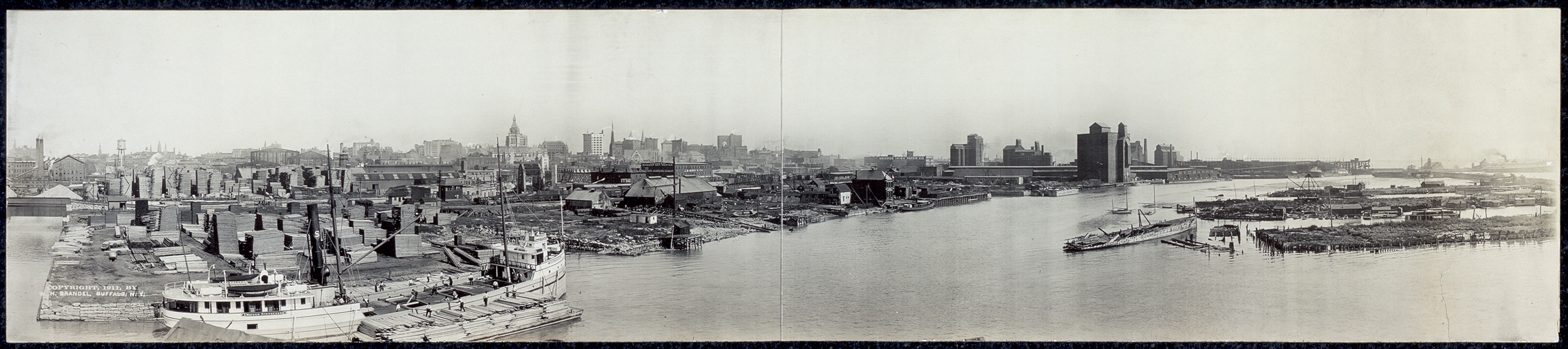Buffalo & Erie basin, New York, 1911, 1911 — historic image