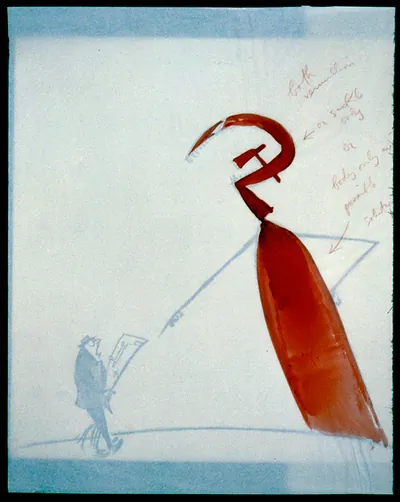 [Man and Russian missile]