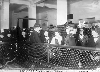 Immigrants at Ellis Island