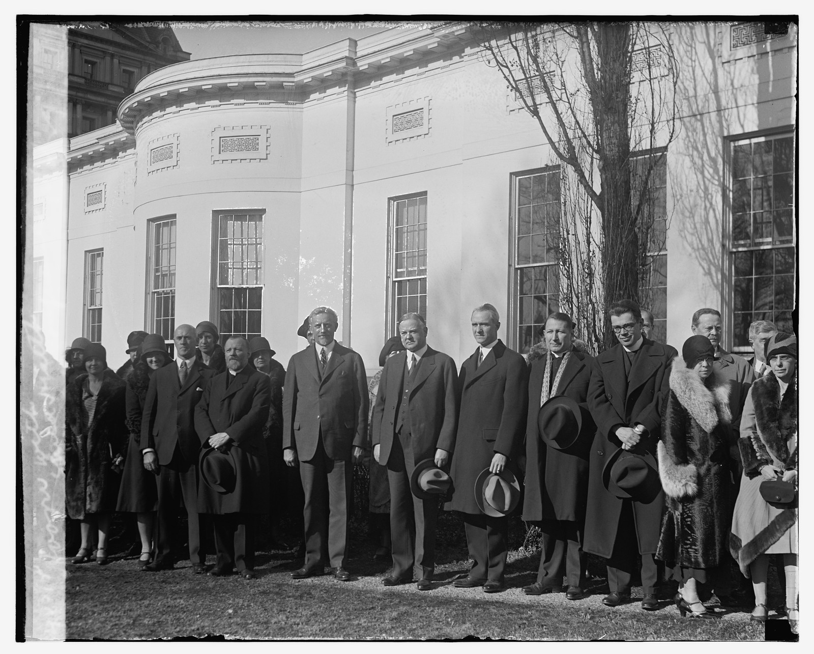 Hoover with Child Health Conference, 12/26/29, [19]29 December 26. — historic photograph