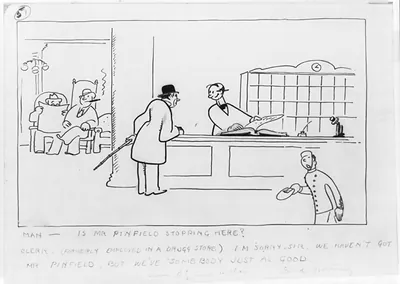 Man: Is Mr. Pinfield stopping here?