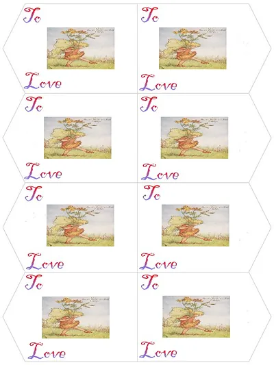 Bird's Foot Trefoil Fairy Gift Tags